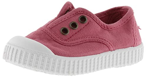 Victoria Baskets Unisexe 1915 Toile Teintée Drec & Élastique Central & Bout Renforcé 106627 pour Enfants FRAMBUESA 32
