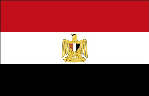 Drapeau - égypte 001-nEUF-pointure 40 cm x 30 cm-länderflagge de fixation par exemple des à disque