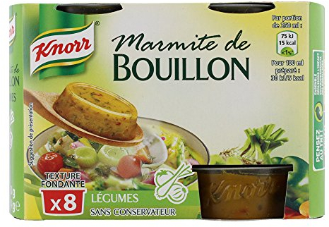Knorr Marmite de Bouillon Légumes 8 Capsules 224 g - Lot de 4