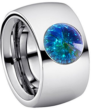 Heideman Ring Damen Coma Silber Edelstahl mit Zirkonia weiß Gr.50-65 | Coma Cocktailring Silber, Edelstahl, großer Zirkonia-Kristall, eleganter Damenring, hautfreundlich & nickelfrei, Geschenkidee