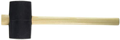 Gummihammer 550g von Hultafors I Ø 60mm I Hammer aus Vollgummi I Ideal für Bodenleger, Fliesen & Karosserie I 823053