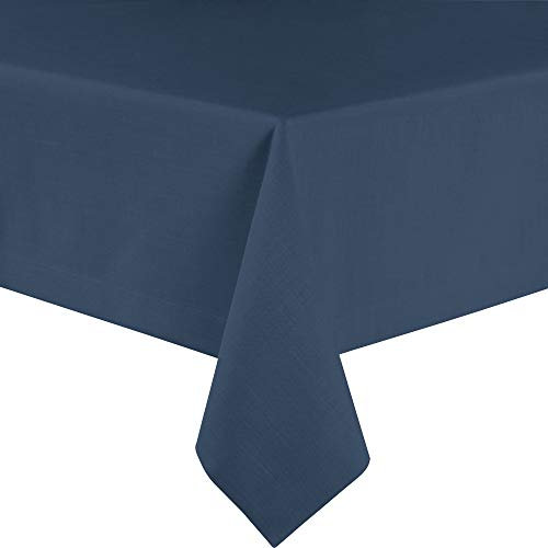 Sander Tischdecke Loft fleckabweisend Jeansblau Größe 150x300 cm