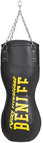BENLEE Body- und Uppercut- Boxsack aus Kunstleder Riccardo Black 120cm