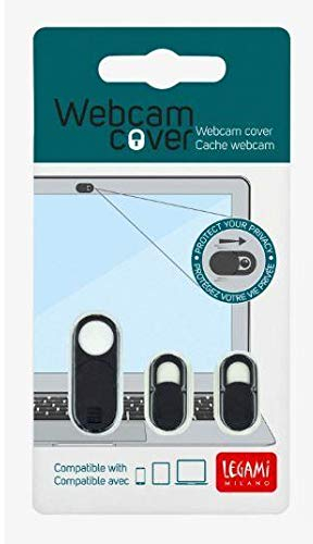 Legami WEC0001 - Juego de 3 Fundas para Webcam