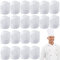 LWZko 20 Stücke Einweg Küchenchef Hut, Verstellbare Küche Kochen Chef Cap, Nicht Gewebt Einstellbar 11 Zoll High Cooking Chef Hut für Küche, Zuhause, Restaurant, Catering, Kochparty (Weiß)