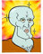 Hot Topic Spongebob Schwammkopf Handsome Squidward Mini-Leinwandkunst, mehrfarbig
