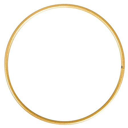 SMITS Metallringe rund Gold beschichtet 50 cm Ø, 2 Stück