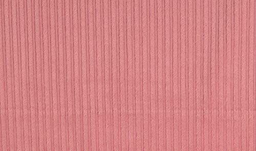 FABRICS-CITY ROSA STRETCH BREITCORD BAUMWOLLE 5MM FANCYCORD STOFF CORDSTOFF STOFFE, 5299