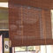 FENGSHOUU Bambus Rollup Raffrollo Dunkelbraun,Sichtschutz Rollo für Fenster und Türen,Natur Sonnenschutz Bambusrollo,Seitenzug Holzrollo Jalousienladen,Abdunkelnd,Wasserdicht,Wetterfest (61x120cm)