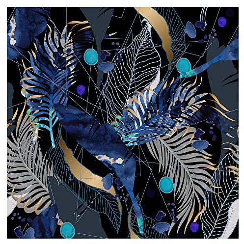 murando - Tapete selbstklebend 10m Wandtattoo dekorative Möbelfolie Dekorfolie Fotofolie Panel Wandaufkleber Wandposter Wandsticker - geometrische Muster Natur Botanik Pflanzenmotiv f-B-10021-j-a