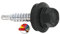 Lot de 250 vis autoperceuses avec rondelle EPDM, 4,8 х 19 mm, RAL : 7016 (gris anthracite), galvanisées, pour fixation de tôle avec chevauchement