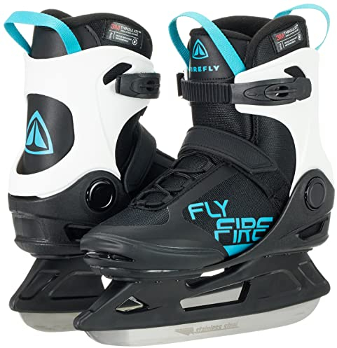 Firefly Damen Phoenix III Eishockeyschuhe, Black/White/Blue, 40