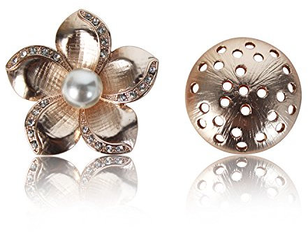 Glamexx24 Damen Brosche Schmuck Magnet Anhänger Button - Damen Brosche für Kleider Schals Ponchos Kleidung Modeschmuck