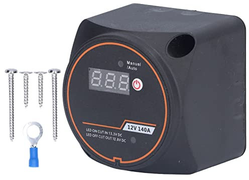 Battery Charge Relay, Dual Battery Relay, Split Sensitive Isolator Automatic Charging Waterproof, Jump Starters, Battery Chargers & Portable Power