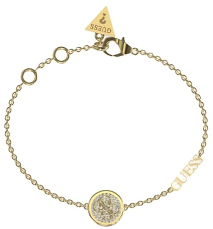GUESS Dreaming Armband aus vergoldetem Stahl – JUBB03125JWYGS, Silber, Kein Edelstein