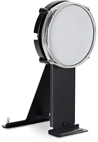 XDrum BDMP-08 8 Kick Pad mit Meshhead - Erweiterung oder Ersatz für E-Drum Kits - Ideal für XDrum DD-530-8 Mesh Head - Stabiler Stand durch Dornen - Zu Roland kompatibel