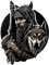 Samunshi Wikinger auf der Jagd mit Wolf Aufkleber Autoaufkleber für Motorrad Fahrrad Roller oder Auto Sticker Fahrrad MTB Mountainbike Rennrad Viking Wikinger (11x15cm Wikinger auf der Jagd mit Wolf)