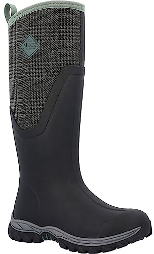 Muck Boots Damen Women's Arctic Sport II Tall Warm gefütterter wasserdichter Damenstiefel, Black, 39 EU