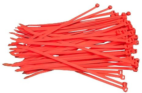 NEON PINK Kabelbinder 100 Stück - verschiedene Größen & Längen - Polyamid 6.6 - NEU - Made in der EU (7,8x360mm)