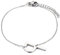 Homxi Armbänder Damen Silber,Armbänder Damen Edelstahl Buchstabe P Damen Armband 18.5CM