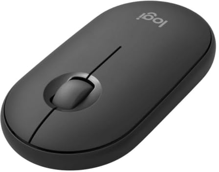 Logitech Pebble Slim Bluetooth Wireless Mouse 2 M350S, Tonal Graphite
