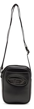 Diesel Holi-D Crossbody Crossbody Body Umhängetasche für Herren, Schwarz, schwarz