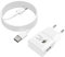 Caricabatterie rapido USB per Samsung Galaxy S9 S8 S10 S10+ S20 S20 FE A04S A14 A13 A12 A22 A23 A33 A34 A51 A52 A53 A54 A05S, Caricabatterie rapido di ricambio originale + cavo tipo C da 2 m (Bianco)