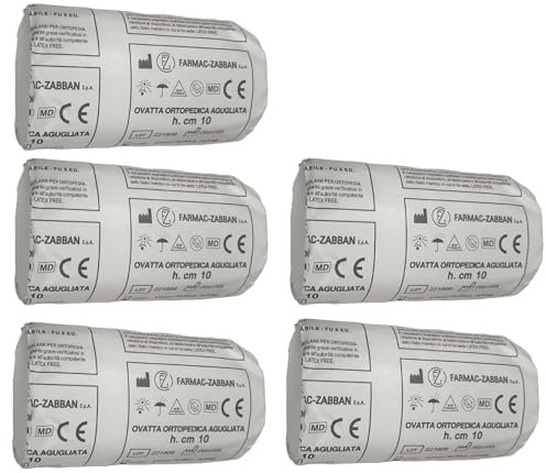 Ouate Medicale en Coton, 10 cm 3m, 5 pièces