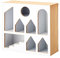パレットライフ Palette Life Collection Rack, Aufbewahrung, Aufbewahrungskoffer, Display, Warenaufbewahrung, stilvoll, einfach, natürlich, skandinavisch, Präsentation, Regal, Display, Warenbetrachtung,