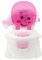 Vasino per neonati, vasino per bambini, vasino per bambini, vasino, bidet, vasino rimovibile, inodore, morbido (rosa)