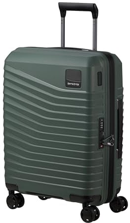 Samsonite Intuo - Spinner S, Erweiterbarer Handgepäck, 55 cm, 39/45 L, Grün (Olive Green)