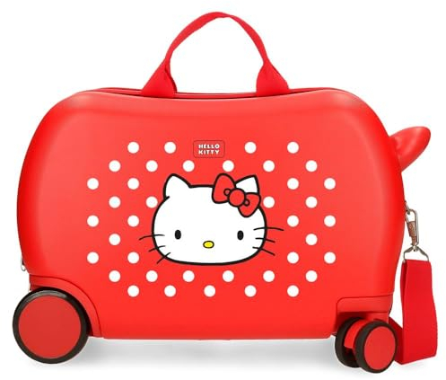 Hello Kitty Castle of Valigia per bambini Rosso 45 x 31 x 20 cm Rigida ABS 24,6 L 1,8 kg 4 ruote Bagagli Mano, rosso, 31 cm x 45 cm x 20 cm, Valigia per bambini