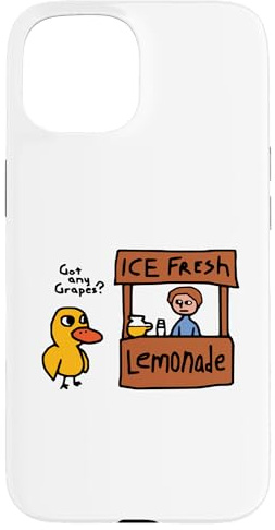 The Duck Song Got Any Grapes Funny Meme Case for iPhone 15