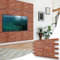 NOVECRAFTO Vintage Rustic Effect 3D Wall Panels - 20 Sheets Covering 9.22 sqm (99.2 sqft) Decorative PVC Plastic Cladding Panel Size 37.79 x 18.89 in (96 x 48 cm) – Vintage Rustic Brick Pattern