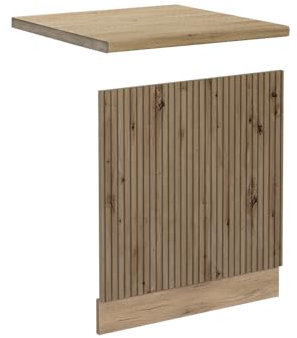 Vicco Frontblende R-Line, Artisan-Eiche/Goldkraft Eiche, 45 cm, AP Eiche