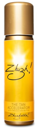 Zhuzh! Bräunungsbeschleuniger 100 ml – Feuchtigkeitsspendende Bräunungscreme für natürliche Bräune ohne Flecken – Ideal für Sonne & Solarium – Mit pflegender Formel für strahlenden Glow – Travel Size