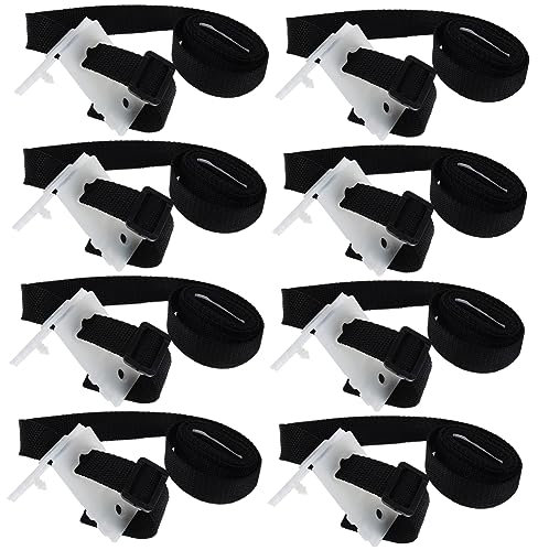 FUNOMOCYA 1juego Kit De Sujetadores para Cubiertas De Piscina con Correas Ajustables y Hebillas Accesorios para Enrolladores De Mantención Solar Fácil Instalación y Almacenamiento