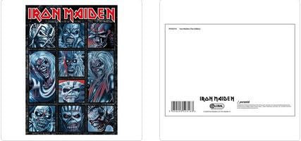 Postkarten-Druck Iron Maiden (Ten Eddies), A6 (1 Karte im Lieferumfang enthalten)