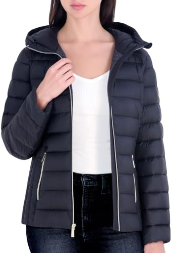 Michael Kors Damen Packable Puffer Jacket, Lightweight Down Alternative Daunenalternativer Mantel (1er Pack)
