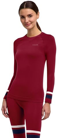 FALKE Damen Maximum Warm Round Neck Funktionsshirt Langarm schnelltrocknendes atmungsaktives nachhaltiges Funktionsmaterial kalte bis sehr kalte Temperaturen Funktionsunterwäsche 1 Stück