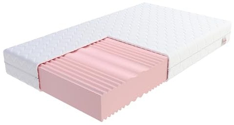 FDM Matratze 160x200 cm Härtegrad H3 H4 Höhe 24 cm Kaltschaummatratze Doppelseitige Rollmatratze HR-Schaum 7 Komfortzonen mit Hypoallergenem Waschbarem Premium-Bezug Oeko-Tex Comfort Duo MAX Plus