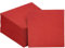 Gcardist 120 Stück Rot Cocktail-Servietten, 12.7 * 12.7cm Einweg-Getränkeservietten aus Papier für Cocktail, Abendessen, Hochzeit, Geburtstagsparty Dessert Wein Papierservietten (5 * 5 inch)