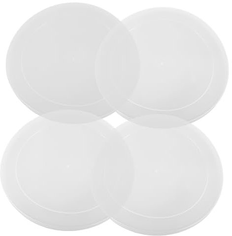HEALEEP Couvercles De Conserves Transparents 156mm Lot De 4 Couvercles En Plastique Étanches Pour Aliments Polyvalents Et Anti-poussière Pour Conserves Et Pots De Yaourt