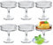 PORFOYO Verre Martini, 6 Pièces 200 Ml En Verre Cocktail élégant, Coupe Champagne Vintage à Longue Tige, Avec Pied Long Pour Apéritif Dessert Margarita Prosecco Vin Mousseux