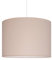 youngDECO Hängeleuchte 1xE27, Hängelampe aus Baumwollstoff, zartes Beige, Stofflampenschirm Ø28cm, Pendelleuchte für Schlafzimmer, Wohnzimmer, Kinderzimmer und Babyzimmer, Hergestellt in der EU