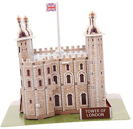 Kisangel 1satz London Tower Puzzle Modellbau Für Erwachsene Architektur Puzzle Spielzeug Kreativität Und Kognitiven Fähigkeiten Ohne Kleber