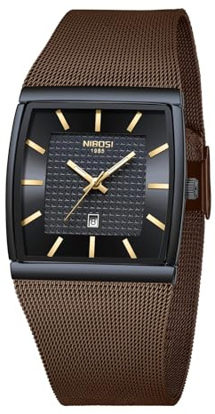 NIBOSI Montre Homme Etanche Analogique Quartz Chronographe Date Cadran Classique Mode Affaires Montres