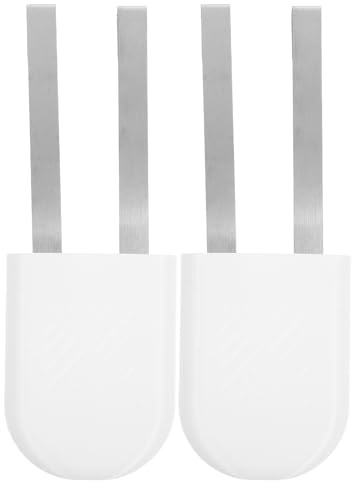 Baluue 2pcs Hanging Toilet Tank Cleaning Holder Hook Tablet Holder for Bathroom for Hotel Residential Workplace Use