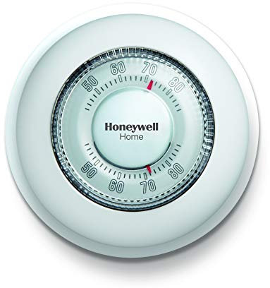 Honeywell Home Thermostat Manuel Rond de Chaleur Uniquement, Blanc, 1 pièce, L
