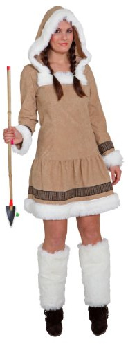Faschingskostüm Eskimo Girl de Luxe Gr. 36